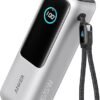 Anker Laptop Power Bank, 25,000mAh Portable Charger with Triple 100W USB-C Ports, Built-in and Retractable Cables, for iPhone 16/15 Series, MacBook, Samsung, and More (Flight-Approved)