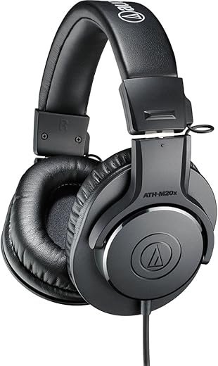Audio-Technica ATH-M20x Studio Monitor Headphones