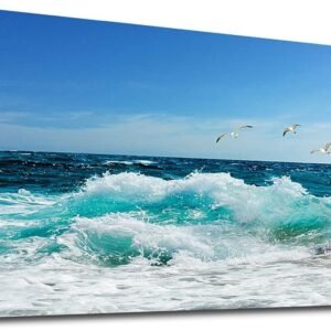 Ocean Waves Canvas Wall Art Decor