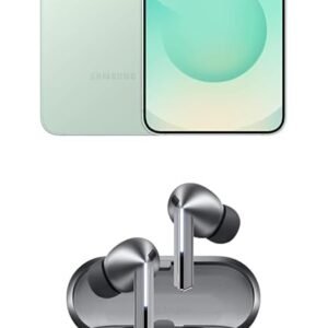 Samsung Galaxy S25+ Mint Smartphone with Earbuds