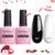 AIMEILI Gel Nail Polish Set – Long-Lasting Black & White