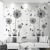 2 Set Dandelion Wall Decals with Butterflies